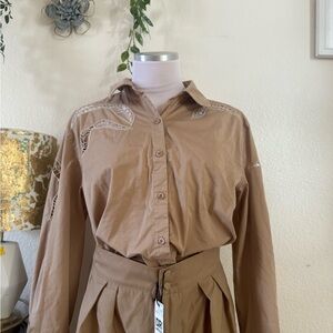 Christian Lacroix Beige Button down